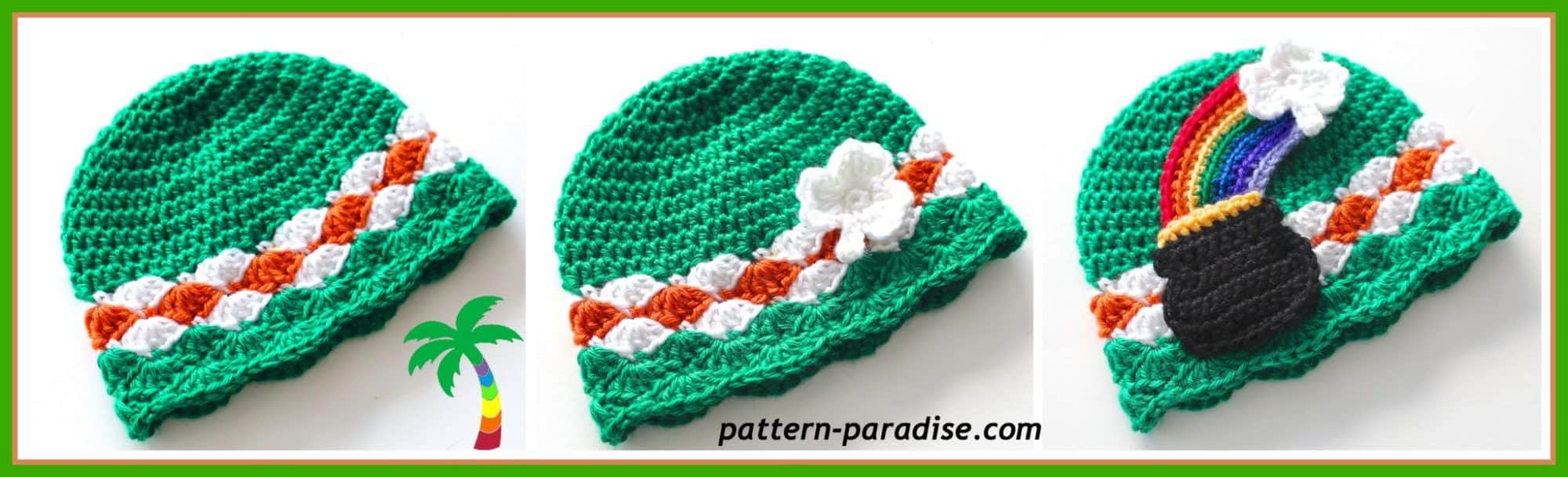 crochet st patricks day hat