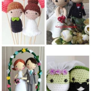 Crochet wedding amigurumi