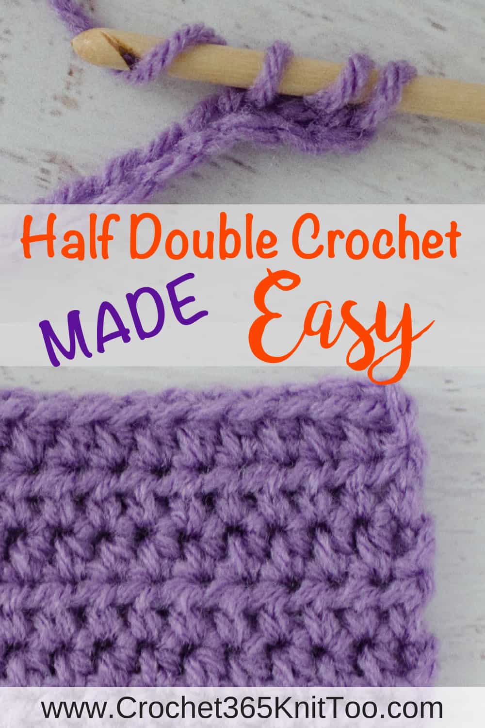 Half Double Crochet - Crochet 365 Knit Too