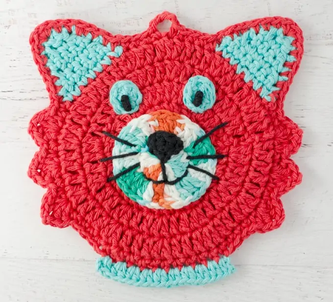 Crochet Cat Potholder Pattern