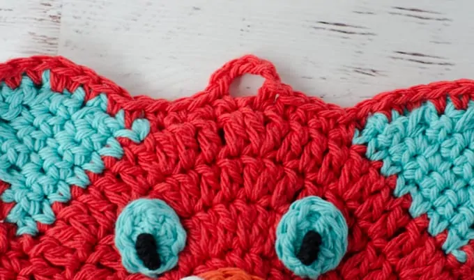 crochet cat potholder pattern