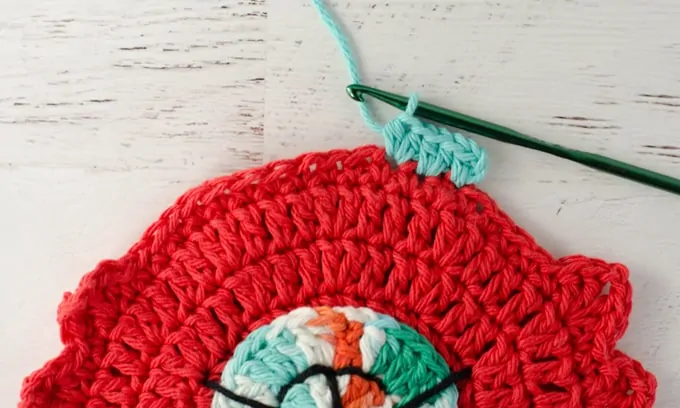 crochet cat potholder pattern