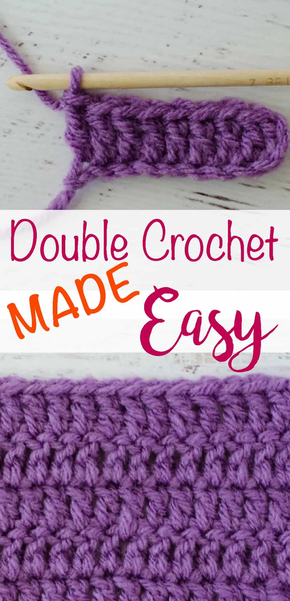 How to double crochet