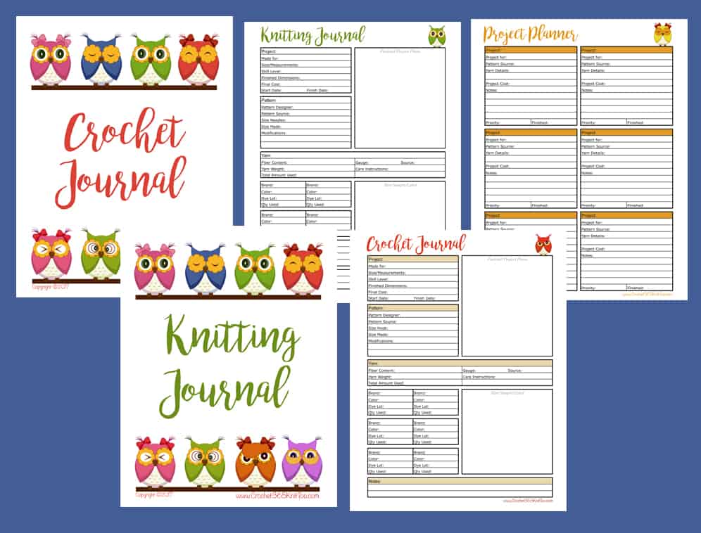 Free Printable Crochet Journal Template Printable World Holiday