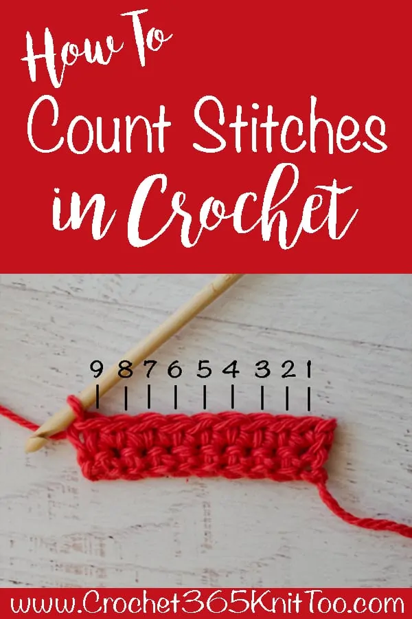 How to count crochet stitches