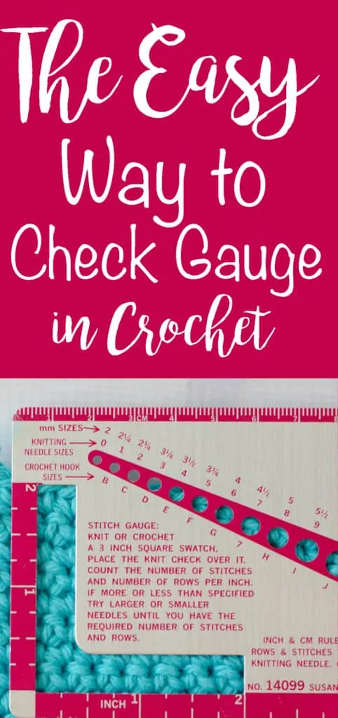 Check Gauge in Crochet