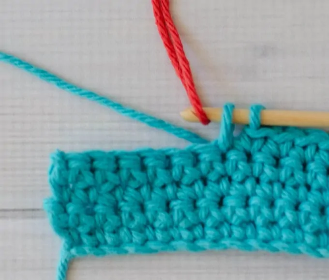 How to change color in crochet