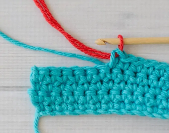 How to change color in crochet