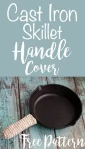 Easy Crochet Cast Iron Skillet Handle Cover Pattern