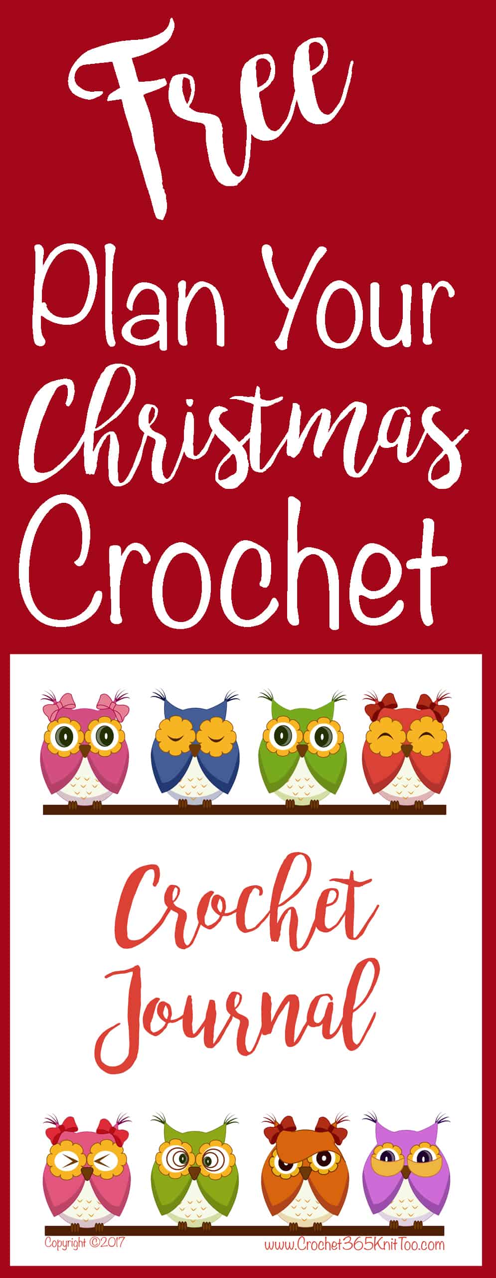 Free Crochet and Knit Journal - Crochet 365 Knit Too