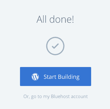 Graphic of Bluehost getting started tutorial