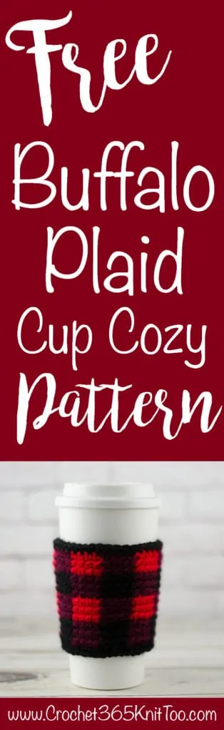 Buffalo Plaid Cup Cozy