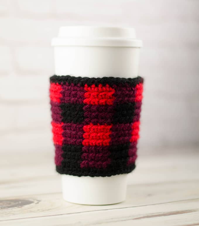 Buffalo Plaid Cup Cozy