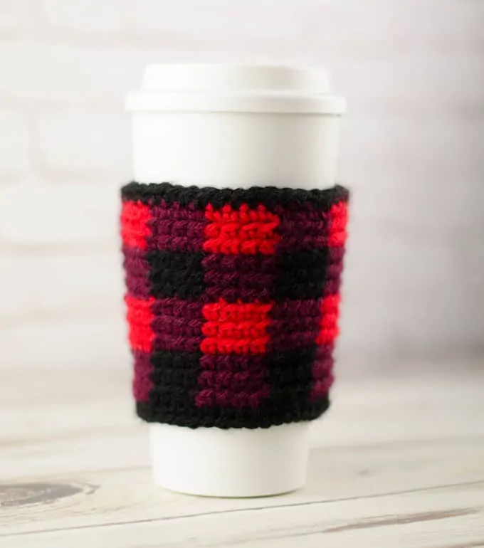 Buffalo Plaid Cup Cozy