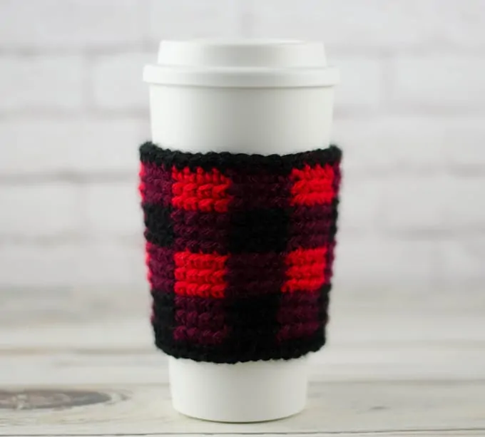 Buffalo Plaid Cup Cozy