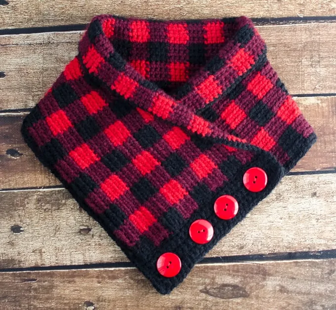 Buffalo Plaid Cowl