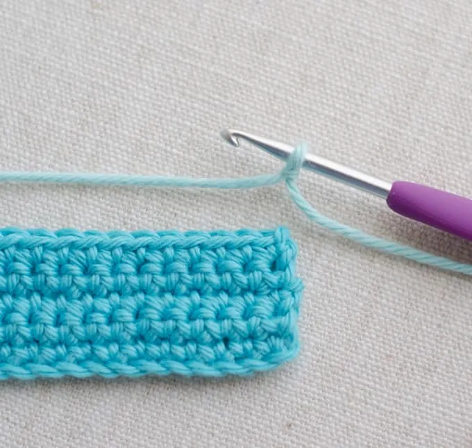 standing crochet stitch