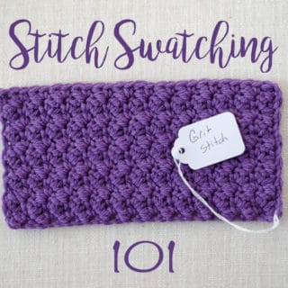 How to Crochet a Stitch Swatch
