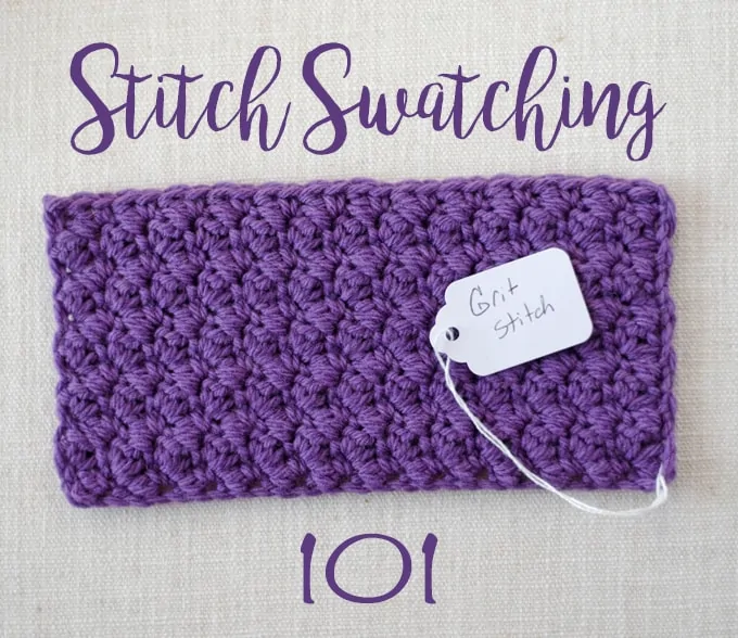 How to Crochet a Stitch Swatch