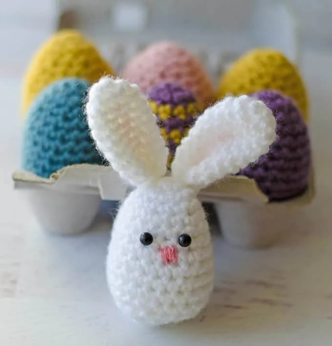 Crochet pattern bunny cupcake, easter crochet pattern, easte - Inspire  Uplift