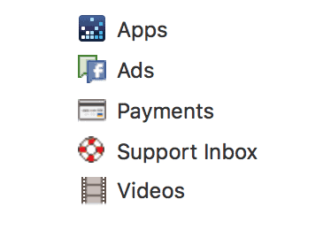 Graphic of facebook settings