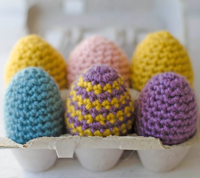 Easy Crochet Easter Basket Grass