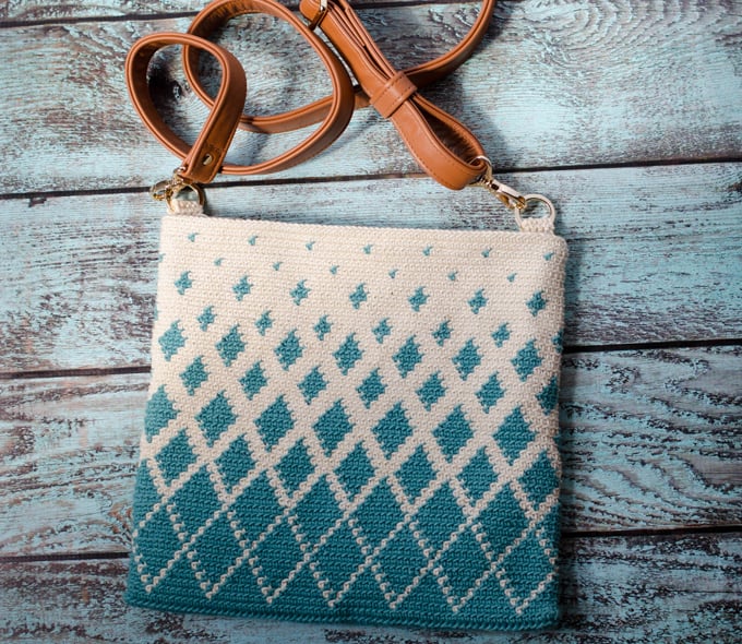 Heart Crossbody Crochet Bag Pattern - Step-By-Step Tutorial