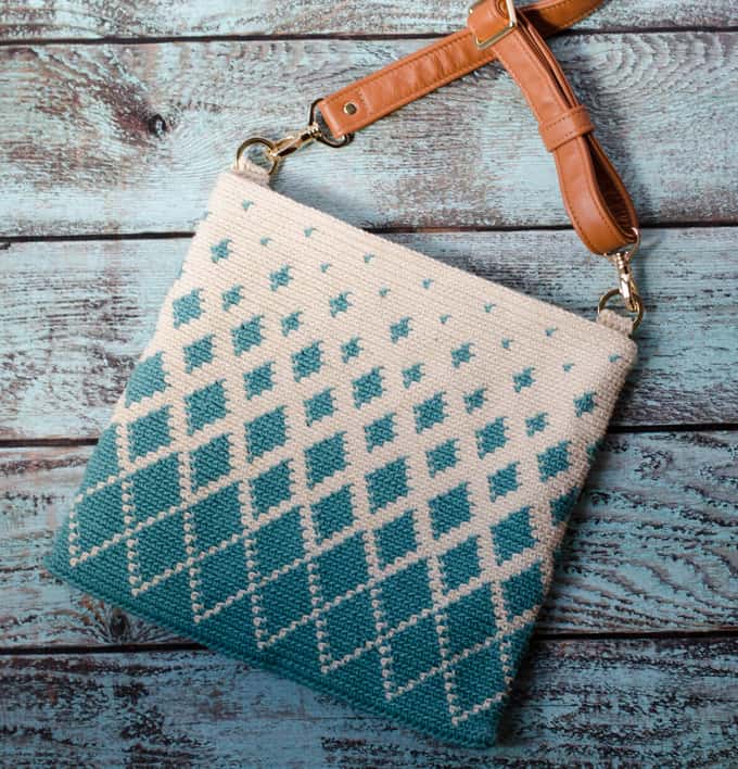 How to make a tapestry crochet bag.