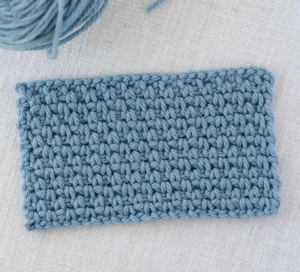 How to Crochet the Linen Stitch