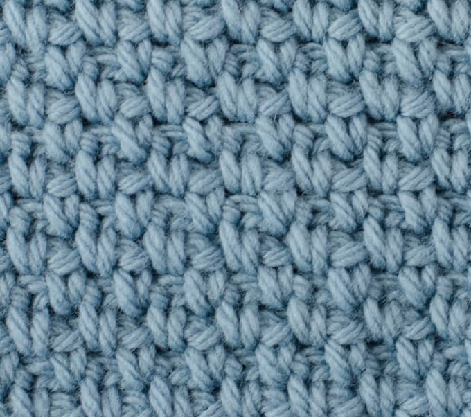 How to Crochet the Linen Stitch