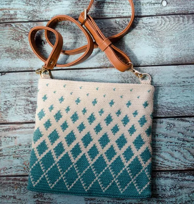 How to make a tapestry crochet bag.