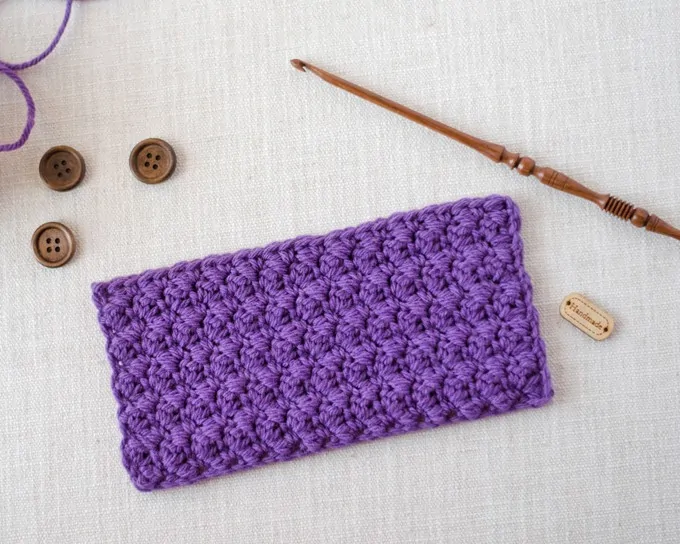 How to crochet the grit stitch