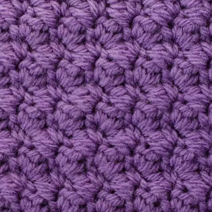 How to crochet the grit stitch