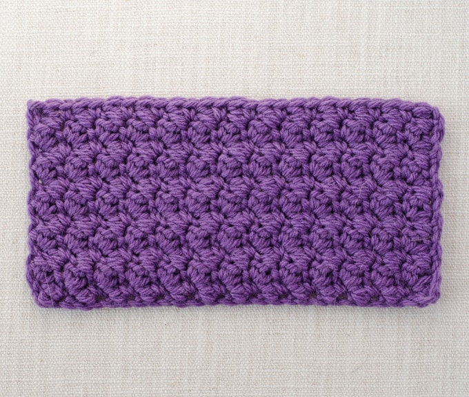 How to crochet the grit stitch
