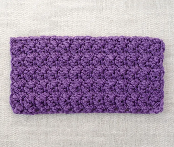 How to crochet the grit stitch