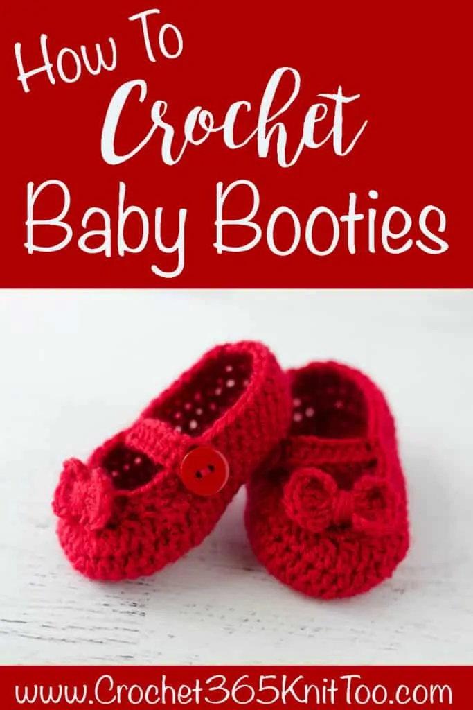 Crochet Mary Jane Booties