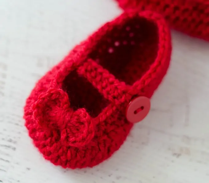 Crochet Mary Jane Booties