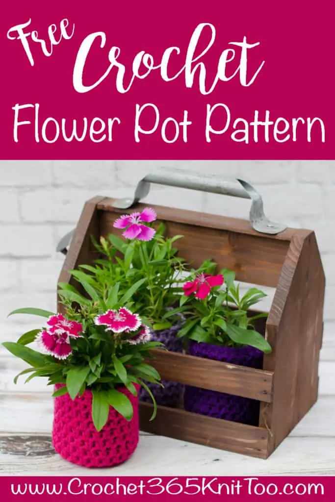 Crochet Flower Pot