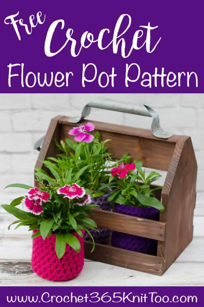 Crochet Flower Pot