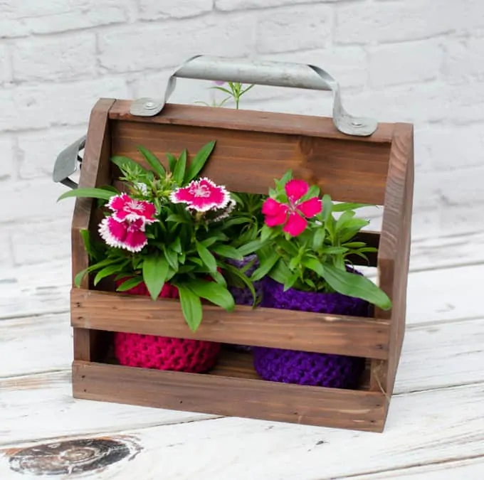 Crochet Flower Pot