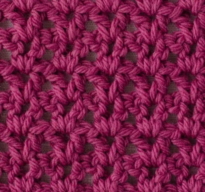 Crochet Rope Stitch