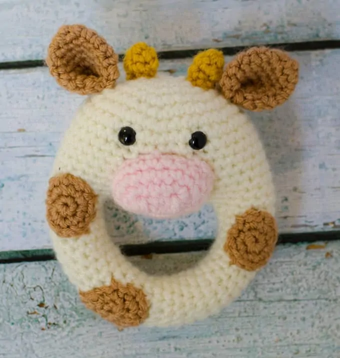 Crochet Cow Rattle