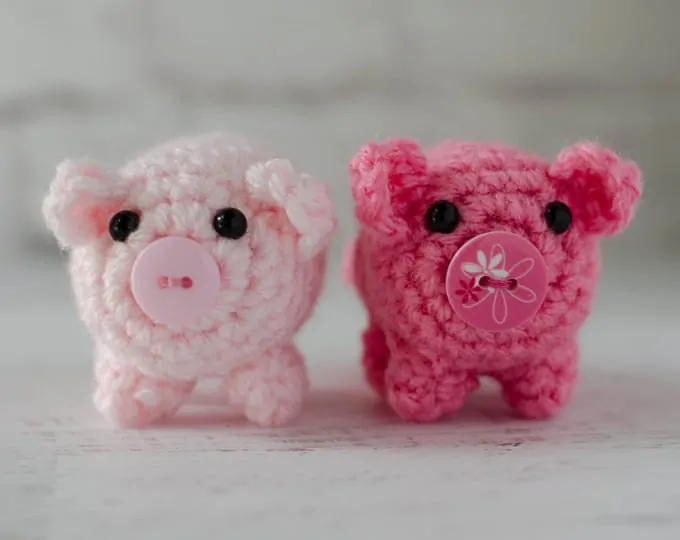 crochet pig