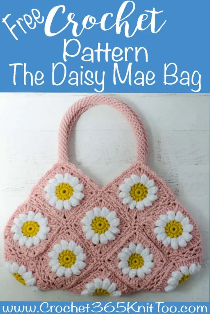 Crochet Puff Daisy Square