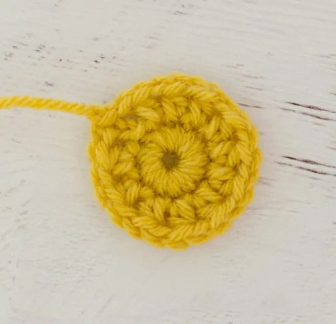 Crochet Puff Daisy Square