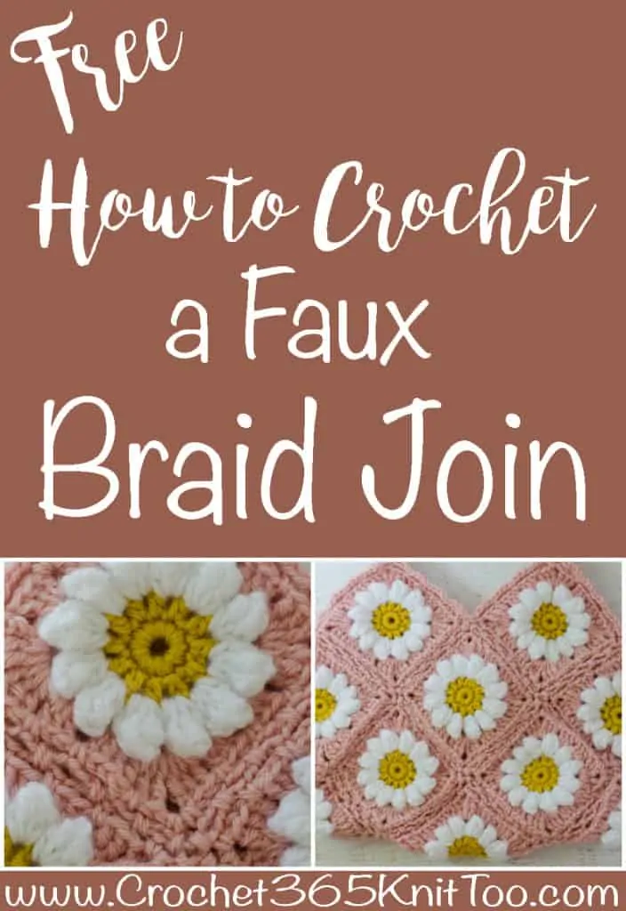 Graphic of Crochet Faux Braid Join