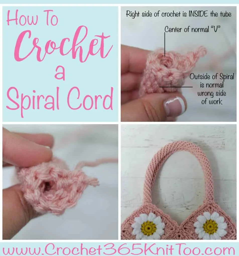 Crochet Spiral Handle Crochet Spiral Cord