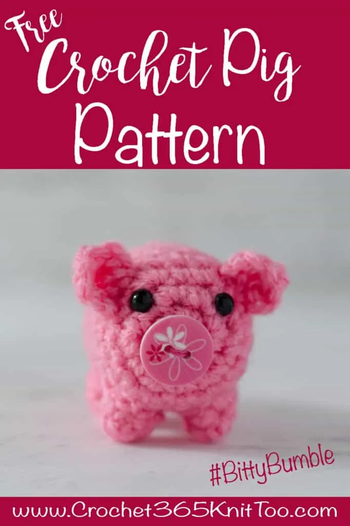 crochet pig