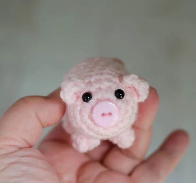 crochet pig