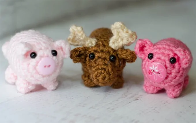 crochet moose